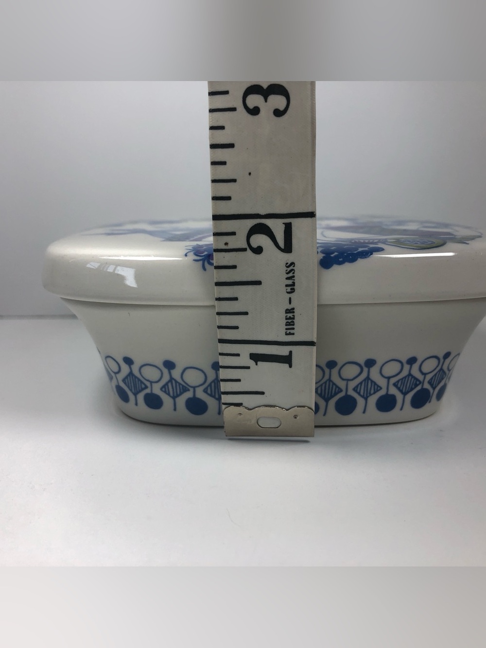 *Rare* Vintage Figgjo Turi "Lotte" covered butter box Norway Mid Century Modern - Picture 9 of 10